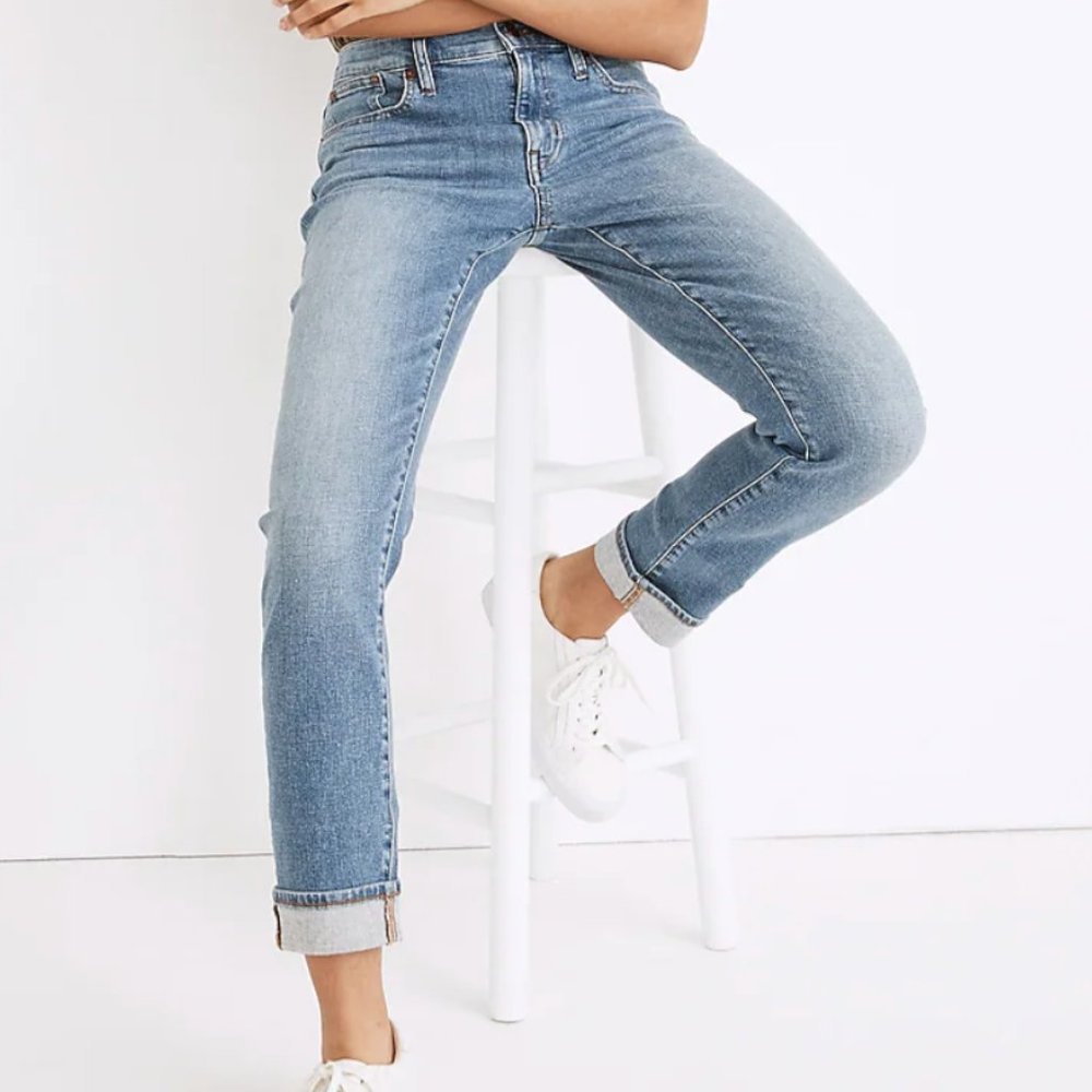 Madewell New Condition Sim Boyfriend Jena in Mayberry, size 27
